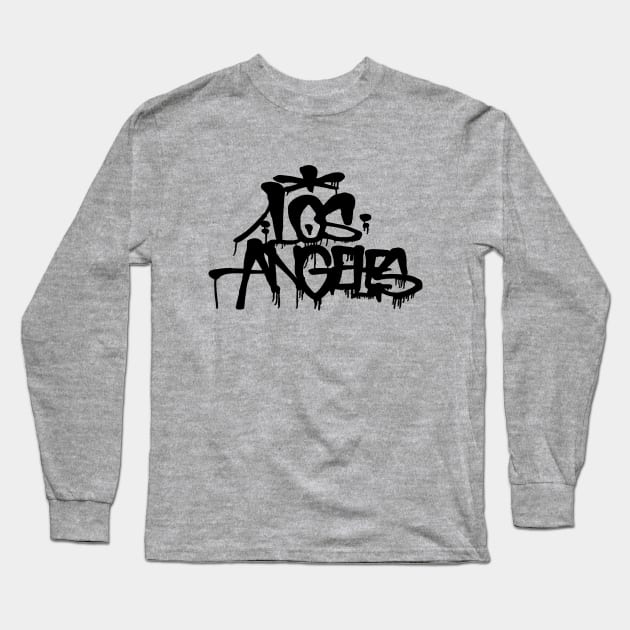 Los Angeles City Vibes Long Sleeve T-Shirt by peter2637